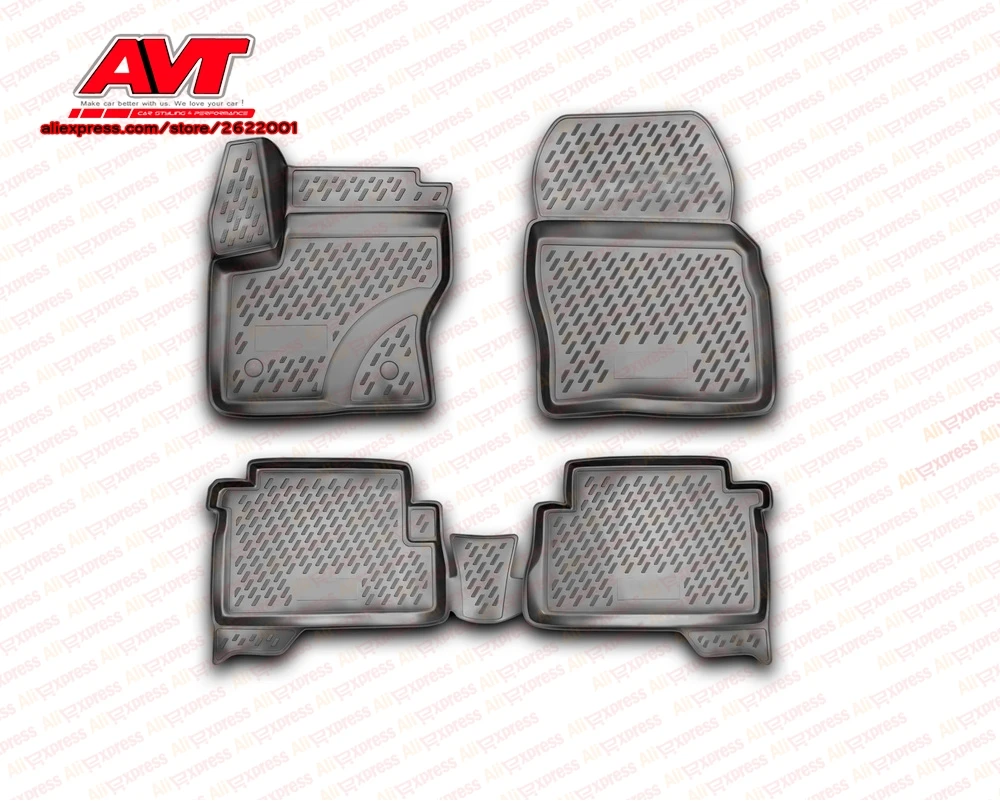 Коврики чехол для Ford Kuga 2013- 4 шт. резиновые коврики Нескользящие аксессуары салона