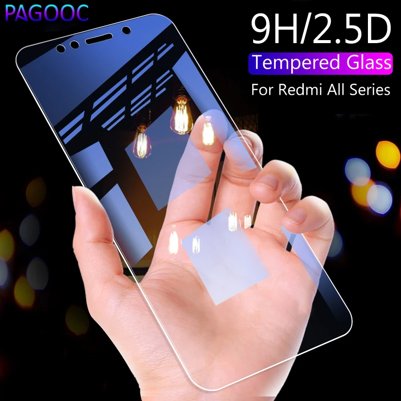 

9H Tempered Glass For For Xiaomi Redmi 5 6 7 5A 6A S2 5 Plus Screen Protector Film Case Redmi Note 5A 5 6 7 Pro Protective Glass