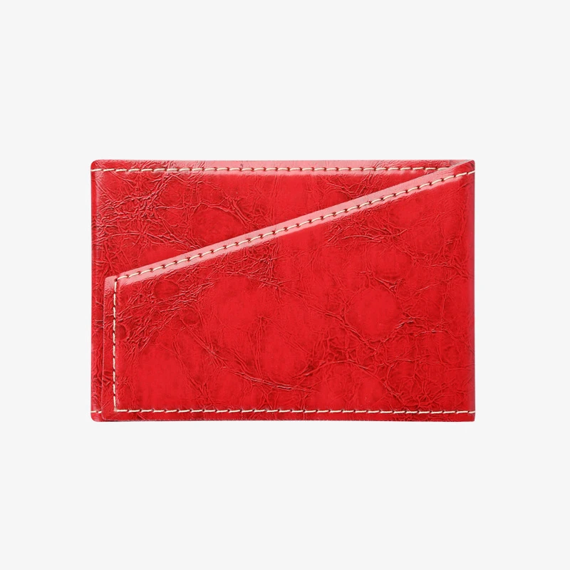 U074(Red) Держатель для карт из искусственной кожи, клейкая наклейка на заднюю панель, кошелек для Iphone, samsung, huawei, Xiaomi, htc, LG, sony, HT, автомобильная посылка - Цвет: U074(Red)