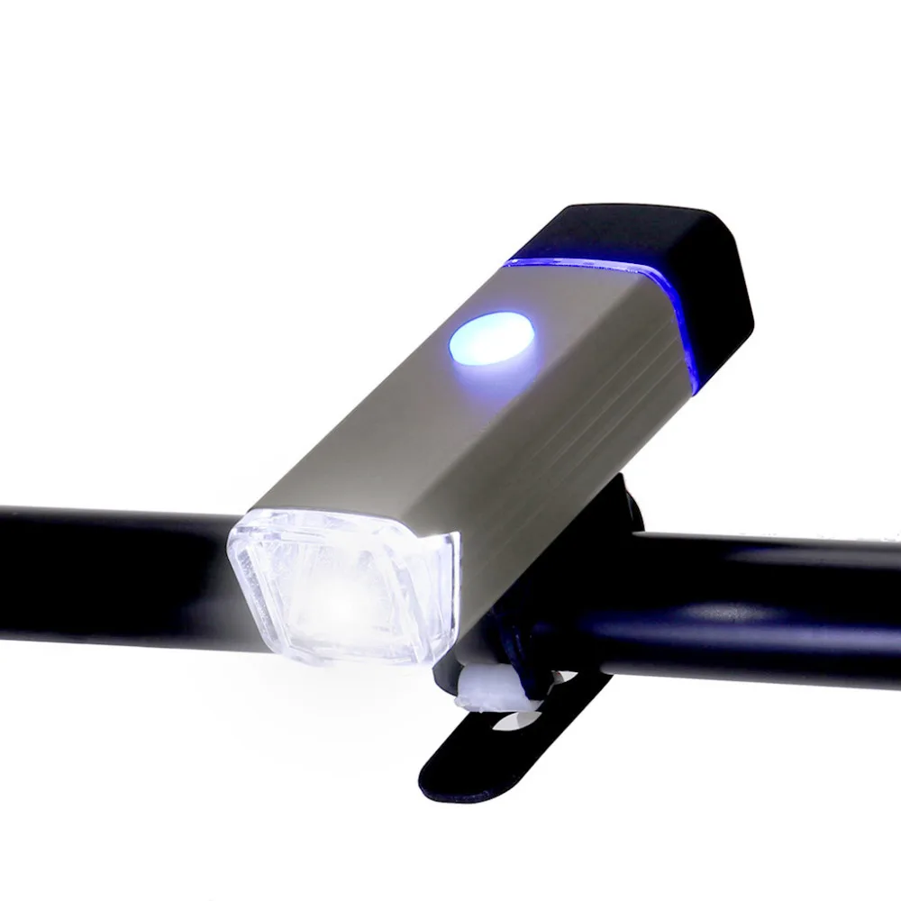 USB Rechargeable LED Bicycle Bright Bike Front Headlight and Rear Tail Light Set Rotate 360 Degrees 4 Modes #4D19 | Спорт и