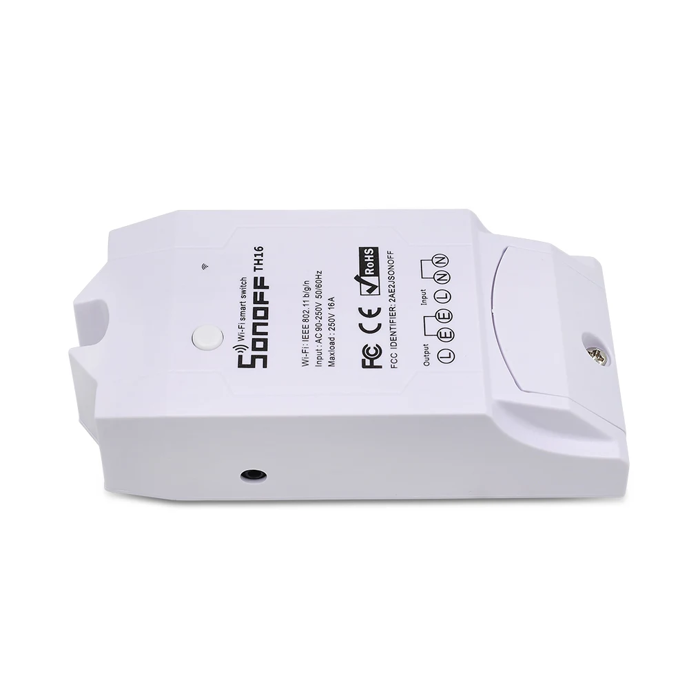 ITEAD Sonoff TH16 Беспроводной Выключатель Модуль Автоматизации датчик температуры и влажности Wifi Пульт дистанционного управления для умного дома 16А 3500 Вт
