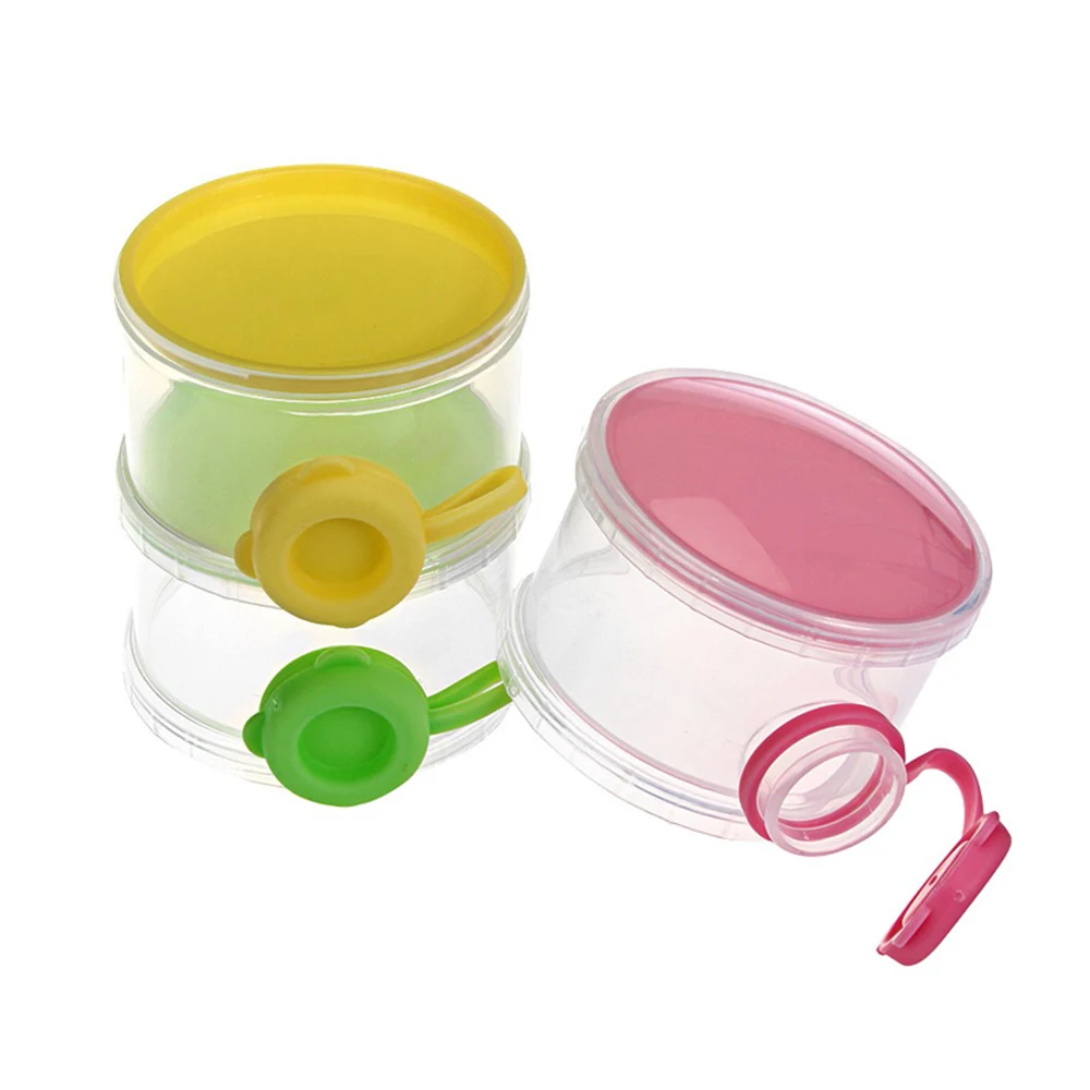 Горячая новорожденных 3 слоя детские конфеты цвет сухое молоко диспенсер коробки контейнер для хранения продуктов для малышей Детские Новые