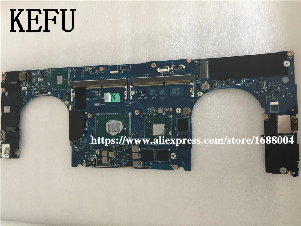 KEFU для DELL XPS 15 9550 материнская плата ноутбука AAM000 LA-C361P REV: 1 0 с I5-6300HQ и графической