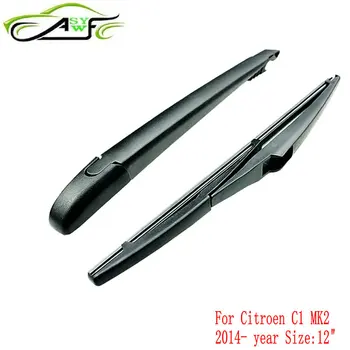 

Car rear wiper blade back window wipers arm for Citroen C1 MK2 (from 2014 onwards) 12" Rear Windscreen Wiper