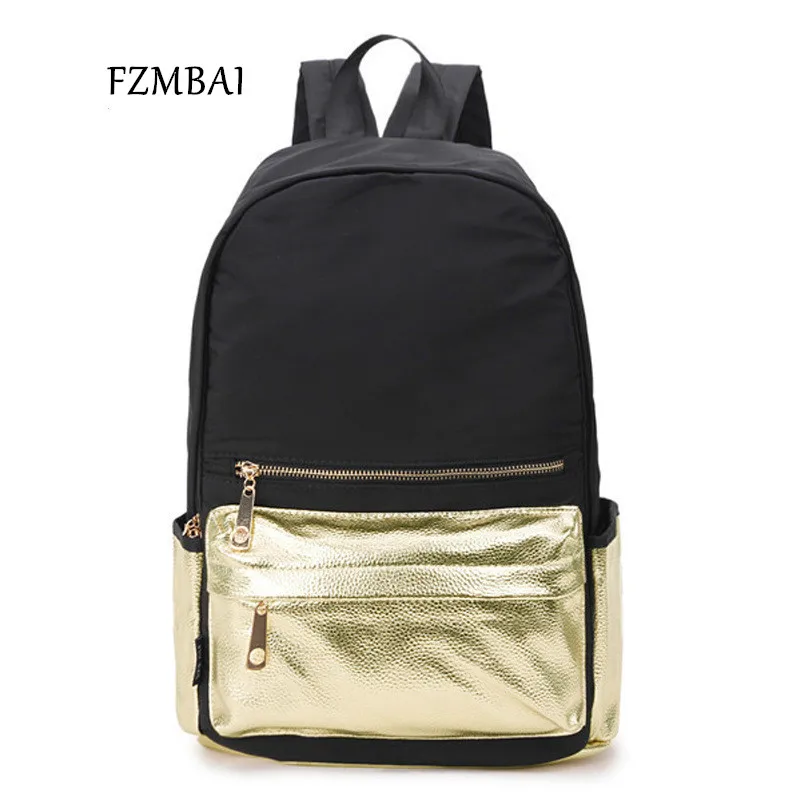 FZMBAI Unisex lehké Nylon batoh Dámské módní cestovní tašky