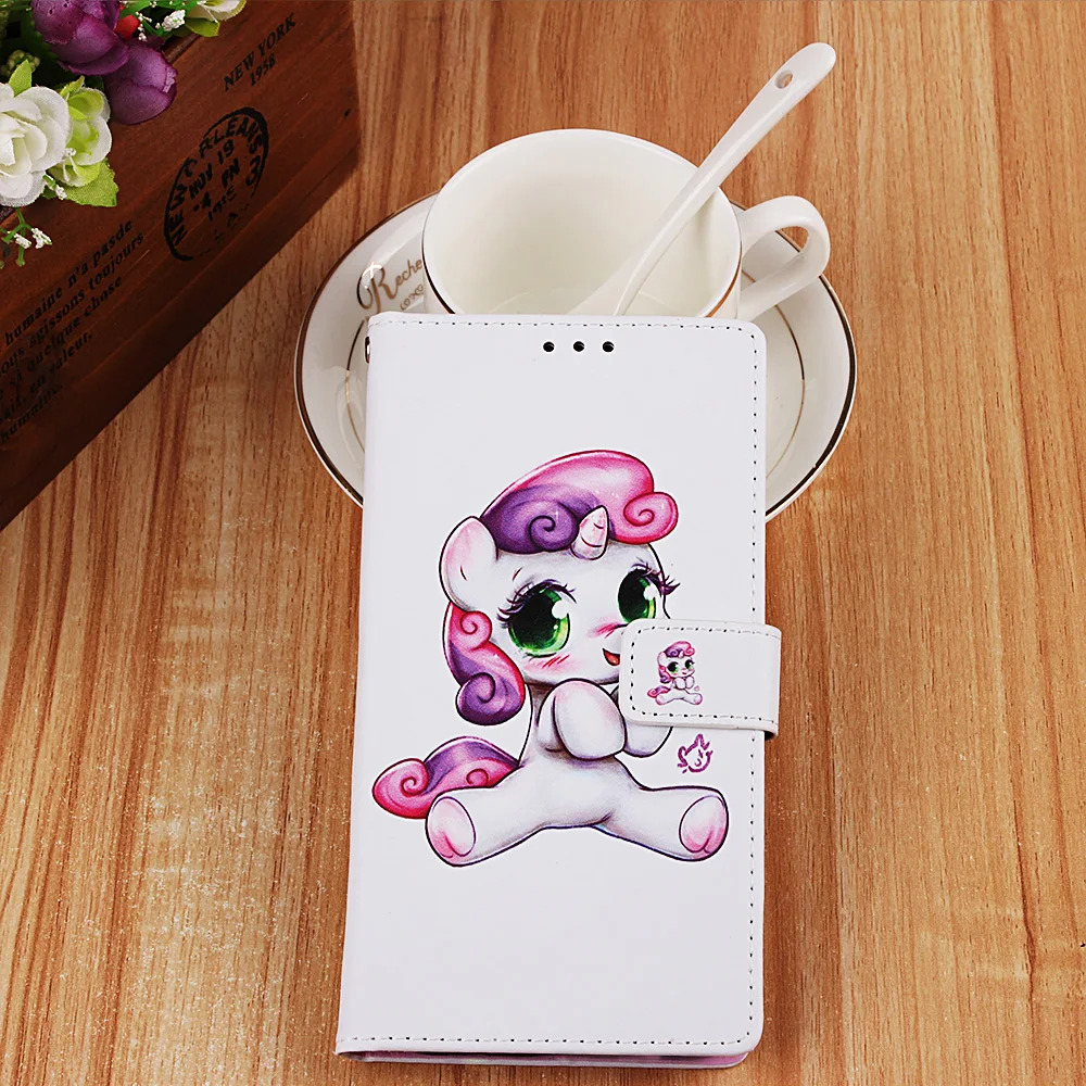 Luxury Flip Painted Book Case Cover Shell for Huawei Honor 10 Lite 8A Y6 P Smart Leather Wallet Phone Bag for Mate 20 Lite