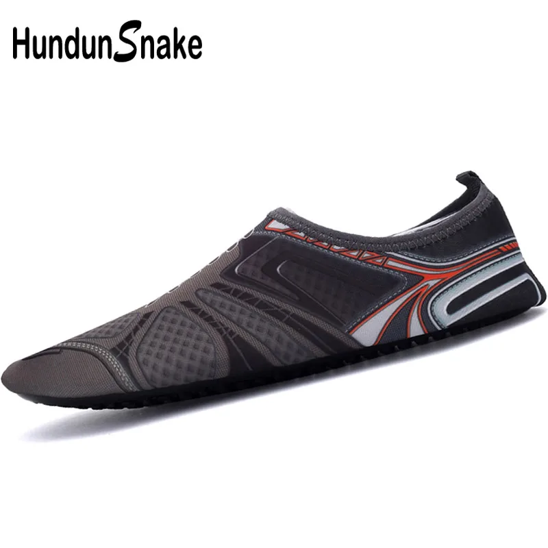 

Hundunsnake Black Slippers Beach Shoes Men Water Shoes For Swimming Pool Barefoot Shoes Women Sneakers Socks Aquas Sea Surf T518