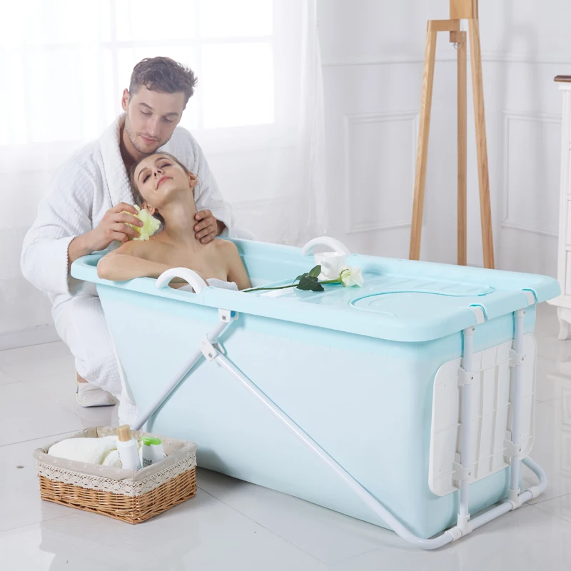 Folding Bath Barrel Bath Barrel Adult Household Hard Plastic Bath