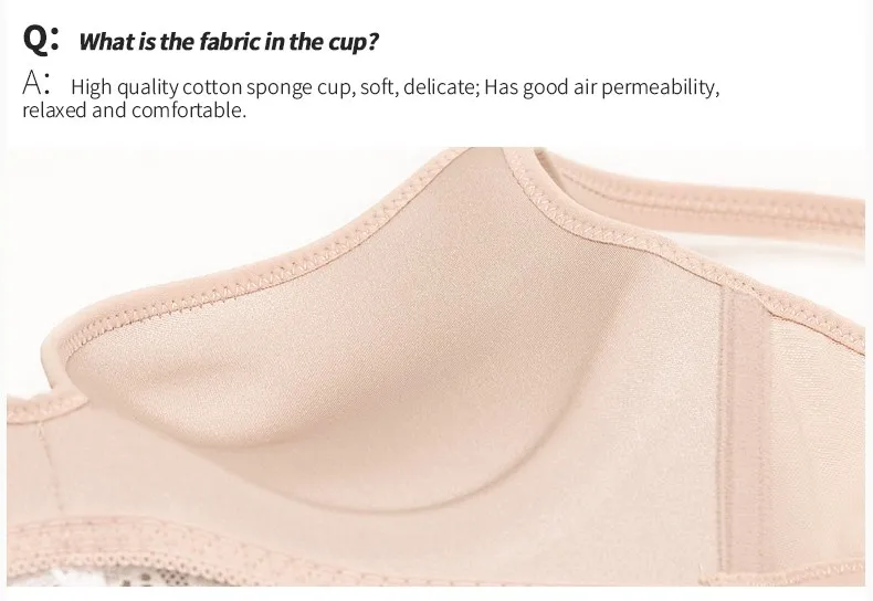 PAERLAN Seamless Wire Free lace bra small breasts Push Up One - Piece sexy Back Closure Tow Hook - and - eye underwea Women Cup 16 PAERLAN Seamless Wire Free lace bra small breasts Push Up One - Piece sexy Back Closure Tow Hook - and - eye underwea Women Cup 16