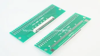

2 pcs DIY 60 PIN 0.5mm FFC FPC Connector adapter to 2.54mm Space 1' pitch through hole DIP PCB adapter solder