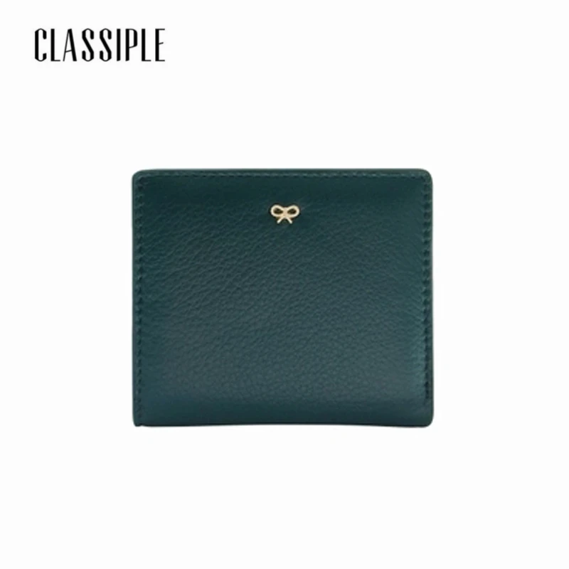 

New Fashion Small Women Wallets Female Genuine Leather 2018 Cow Genuine Leather Ladies Short Wallets Coin Photo ID Card Purse