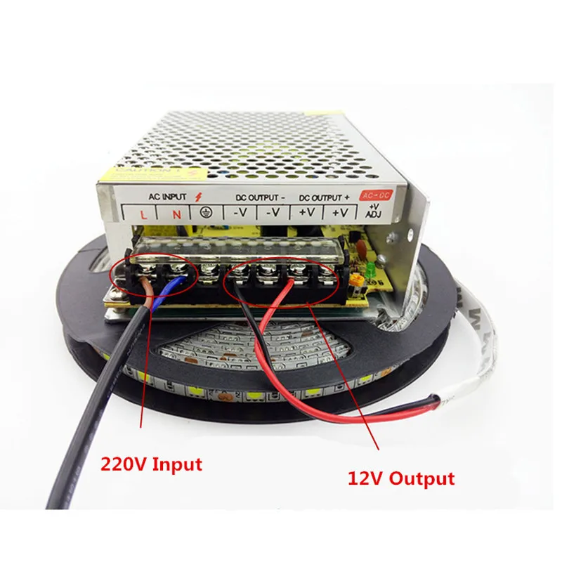 DC 12 V 480 W 720 180 120 60 36 1A 3A 10A адаптер постоянного напряжения импульсный источник