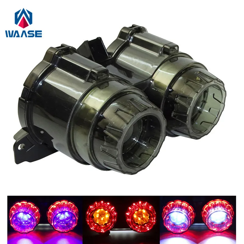 MagiDeal Motorcycle LED Rear Brake Tail Light Indicator License Plate Lamp