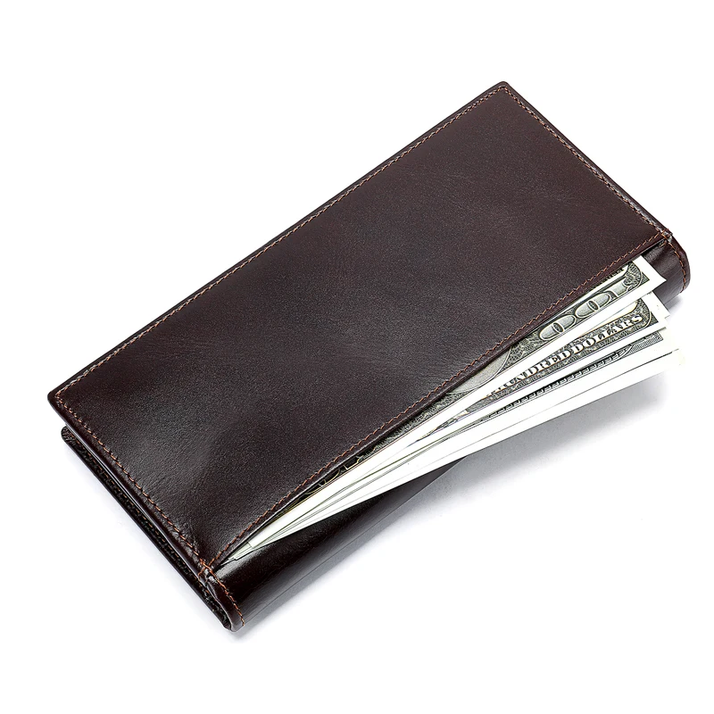 

Betiteto Genuine Leather Men Wallet Male Clutch Coin Purse Walet Long Portomonee Rfid PORTFOLIO Clamp For Money Handy Fashion