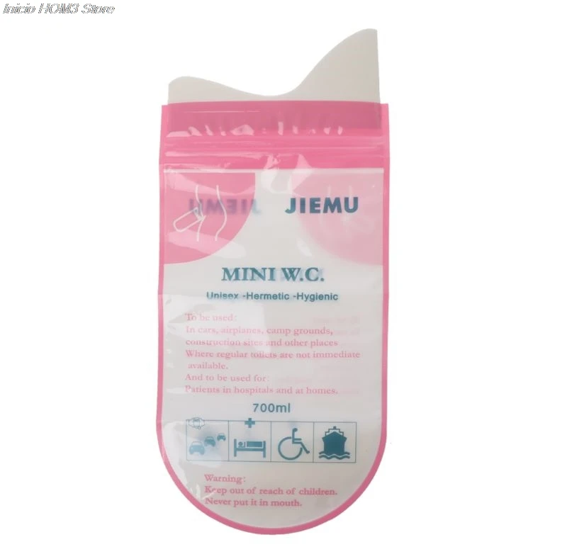 700ml Emergency Portable Car Urine Vomit Bag Mini Mobile Toilets Handy Disposable Urinal Toilet Bag Hot Sale