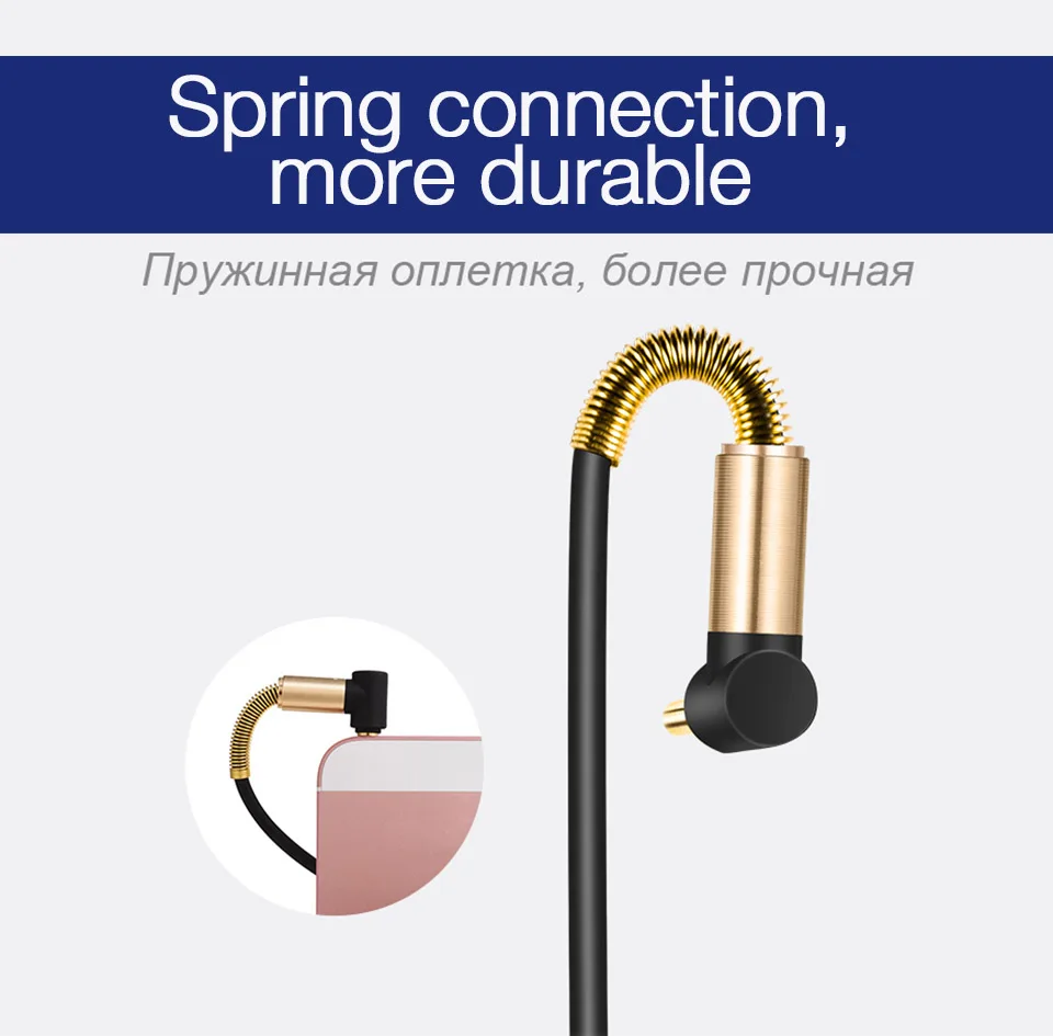 3.5mm audio cable oxygen spring detail