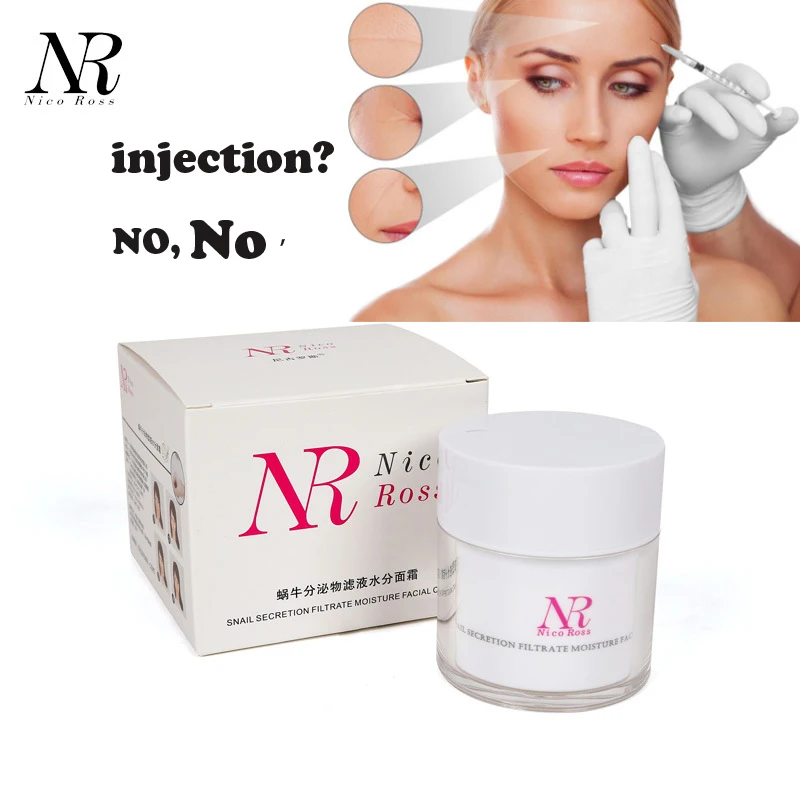 

NR Gold Snail Essence Face Cream Acne Treatment Skin Care Whitening Moisturizing Free Shipping 2017 Face Care Snail Cream