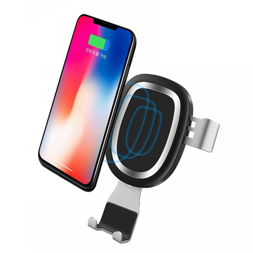 YAOMAISI автомобильное крепление Qi Беспроводной Зарядное устройство для iPhone X 8 плюс