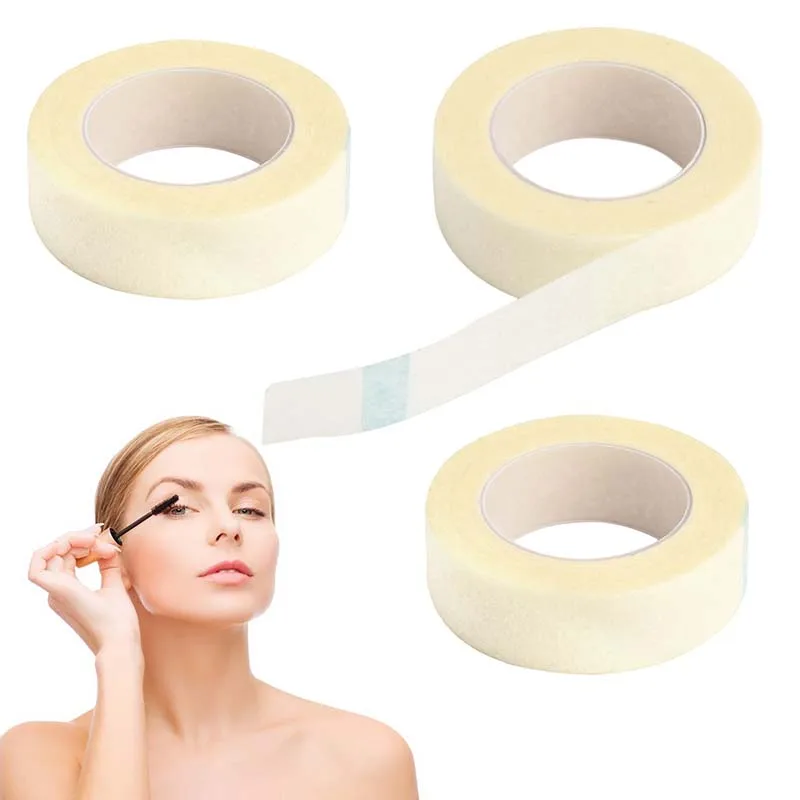 

ELECOOL 3pcs Silk Eye Pad Eyelash Extension under Patch Makeup Tool Individual Eyelash Extension Wrap Tape Tool