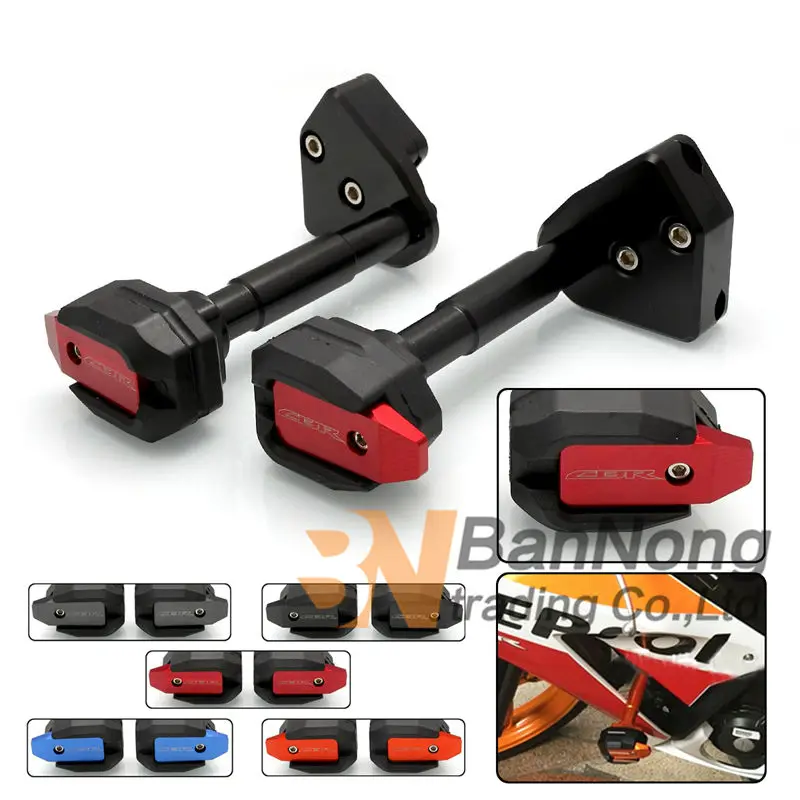 

Free Shipping Motorcycle cnc aluminum frame sliders crash engine Anti Crash protector For Honda CB 300F CB300F CBR300R 2014-2016