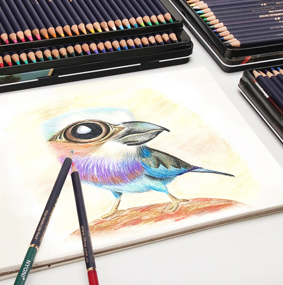 12 24 36 Water Colour Pencils Watercolour Pencils For Aquarelle Drawing Z