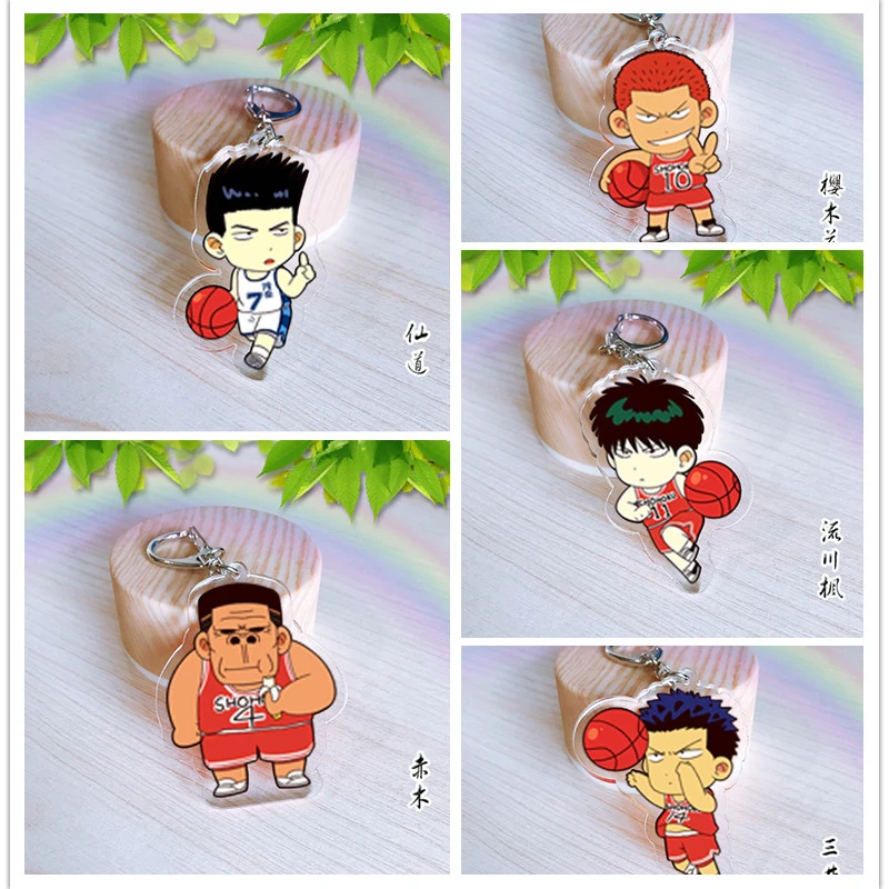Аниме брелок Slamdunk Shohoku Hanamichi Sakuragi North of the Team подвеска держатель для ключей брелки