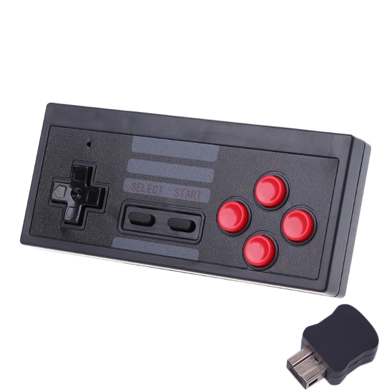 Мини 2,4 ГГц беспроводной 5 м получить игровой контроллер геймпад для NES Classic Edition