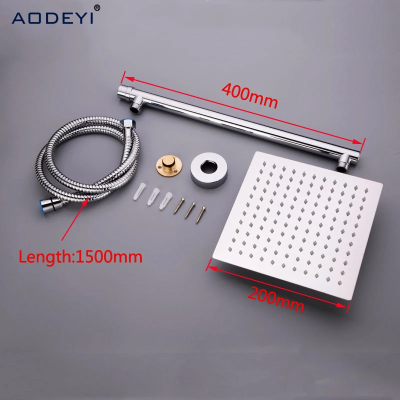 AODEYI Душевая система для ванной комнаты настенный латунный душевой рычаг +