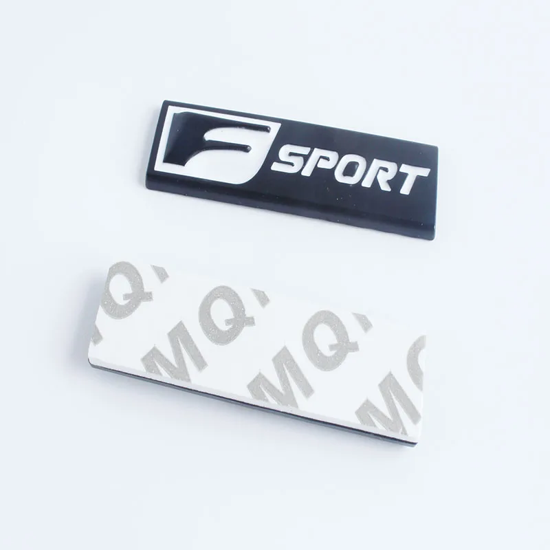 2X 3D металлический F sport эмблемы Стикеры наклейка для Lexus Jeep BMW Ford Volvo Nissan Mazda Audi Honda