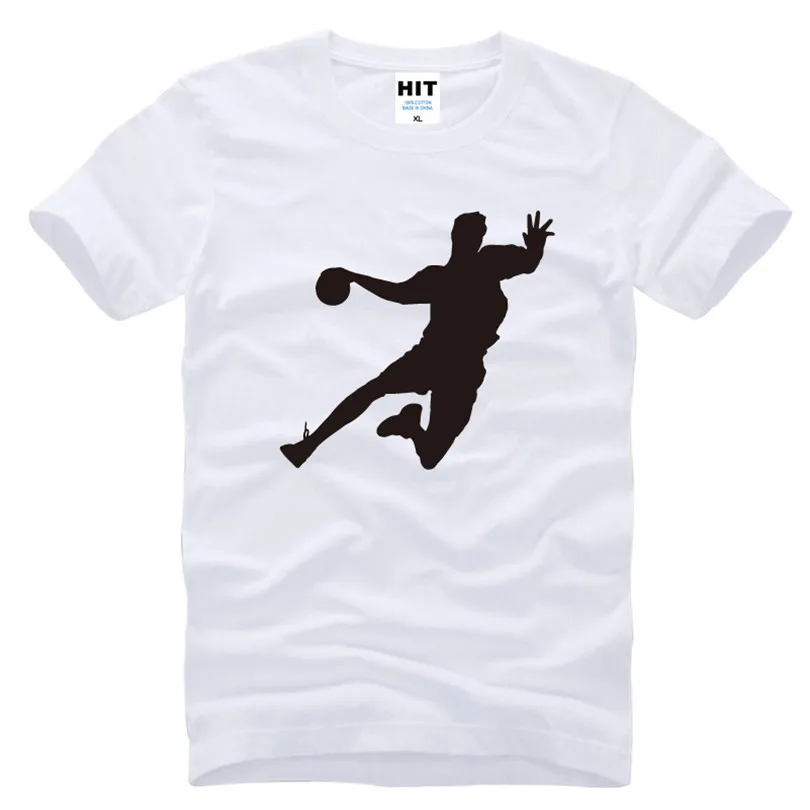 Handball Printed Mens Men T Shirt T shirt 2016 New Short Sleeve O Neck