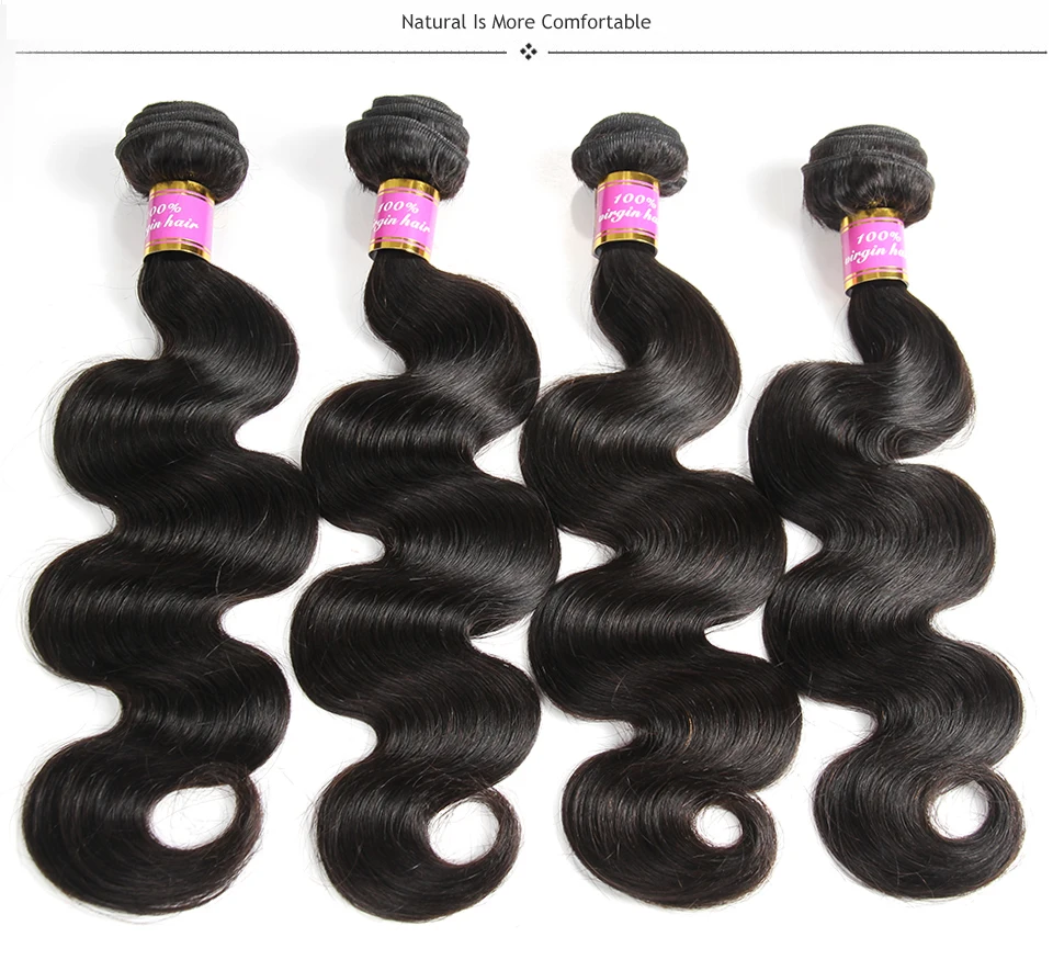 brazilian human hair with closure