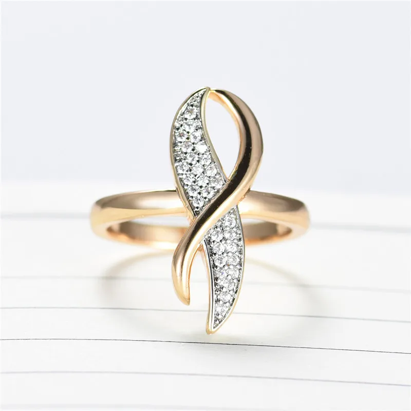Кольца для женщин BUDONG Infinity Bijoux женские кольца помолвки и вечеринки роскошные