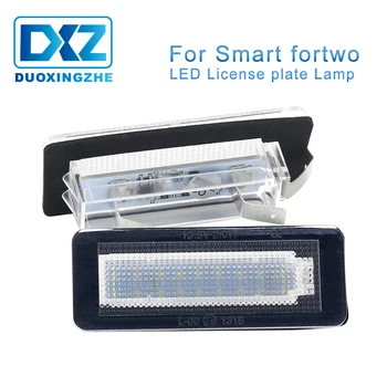 

LED Number license plate light Lamp Canbus Error Free 12V White For Smart fortwo carossblade W450 Cabriolet w451 W453 coupe W451