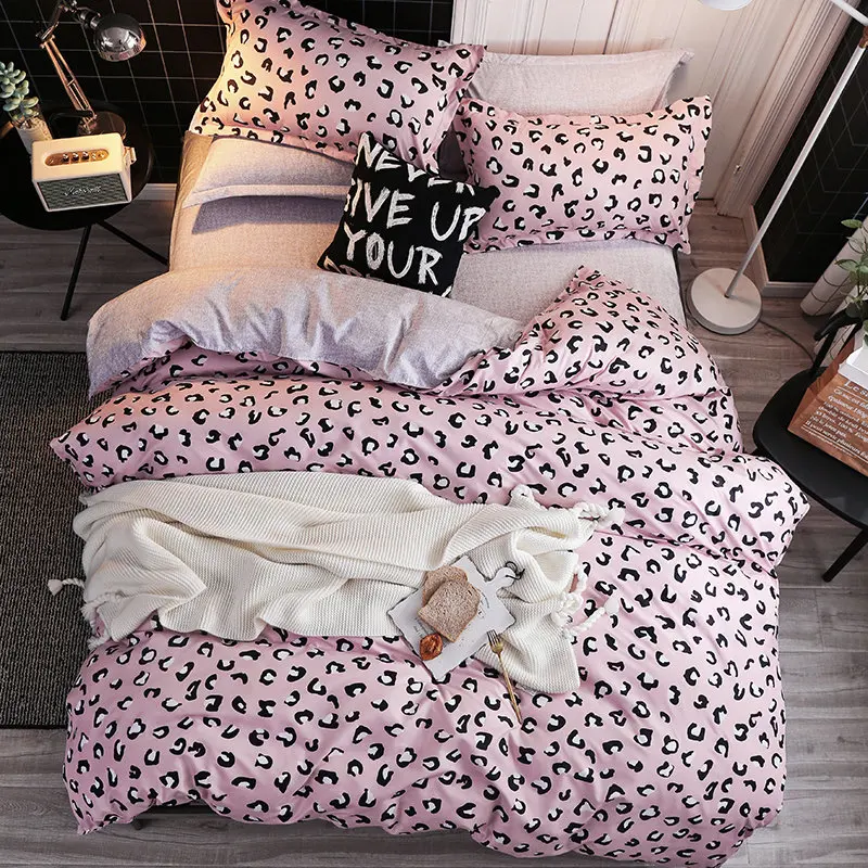 Bonenjoy Polyester Bedding Set Queen Size Sanding Fabric Bed Cover