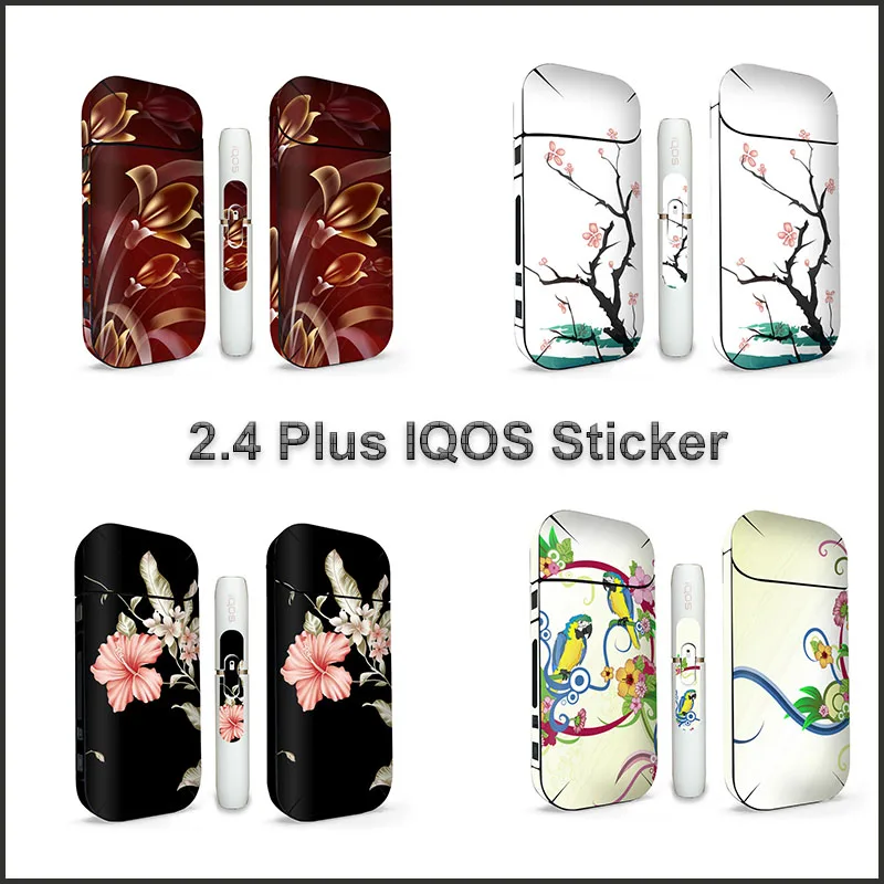 

Flower Pattern Skin Sticker For IQOS 2.4 Plus Universal PVC Decorative Antiscratch Antidust Protection Film