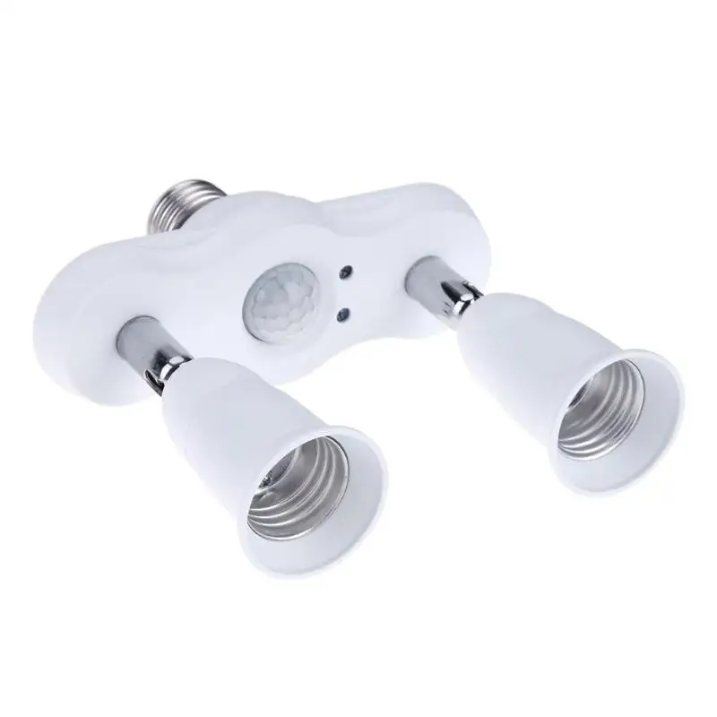 

Lamp Base Adjustable with 2 in 1 E27 Base Light Lamp Bulb Adapter Holder Socket Splitter