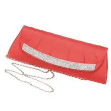 10 unids (2016 Caliente StyleRed diamond bolsos de paquetes de cena larga ruffle set auger