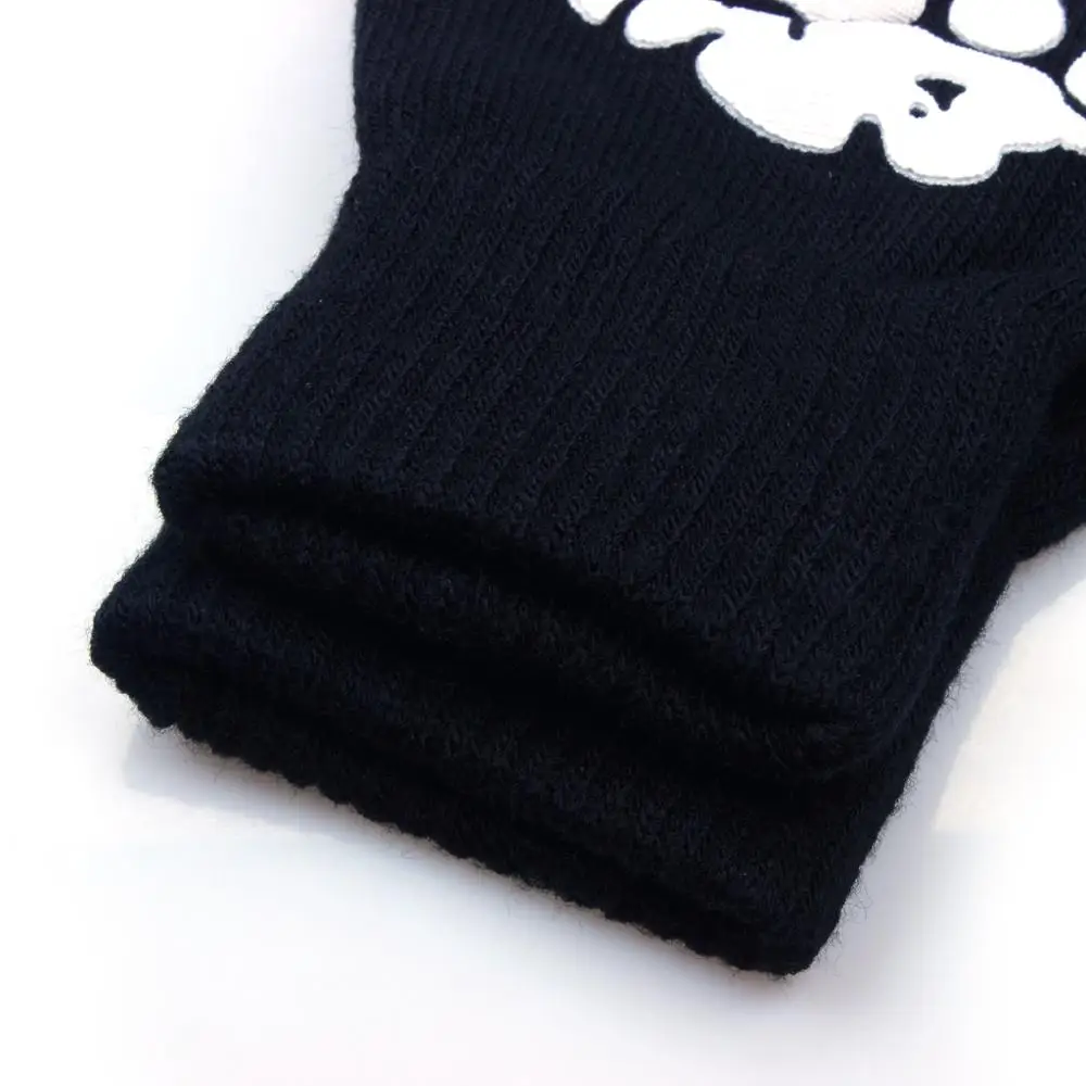 Men Women Slip-Resistant Bone Skeleton Racing Riding Cycling Full Finger Gloves Bicycle Bike Sports Skull Glove   (2)