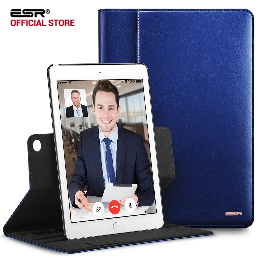 

ESR For Apple iPad Air2 Case Auto Sleep /Wake Up Flip PU Leather Cover Cases For iPad Air 2 A1566 A1567 Smart Stand Folio Case
