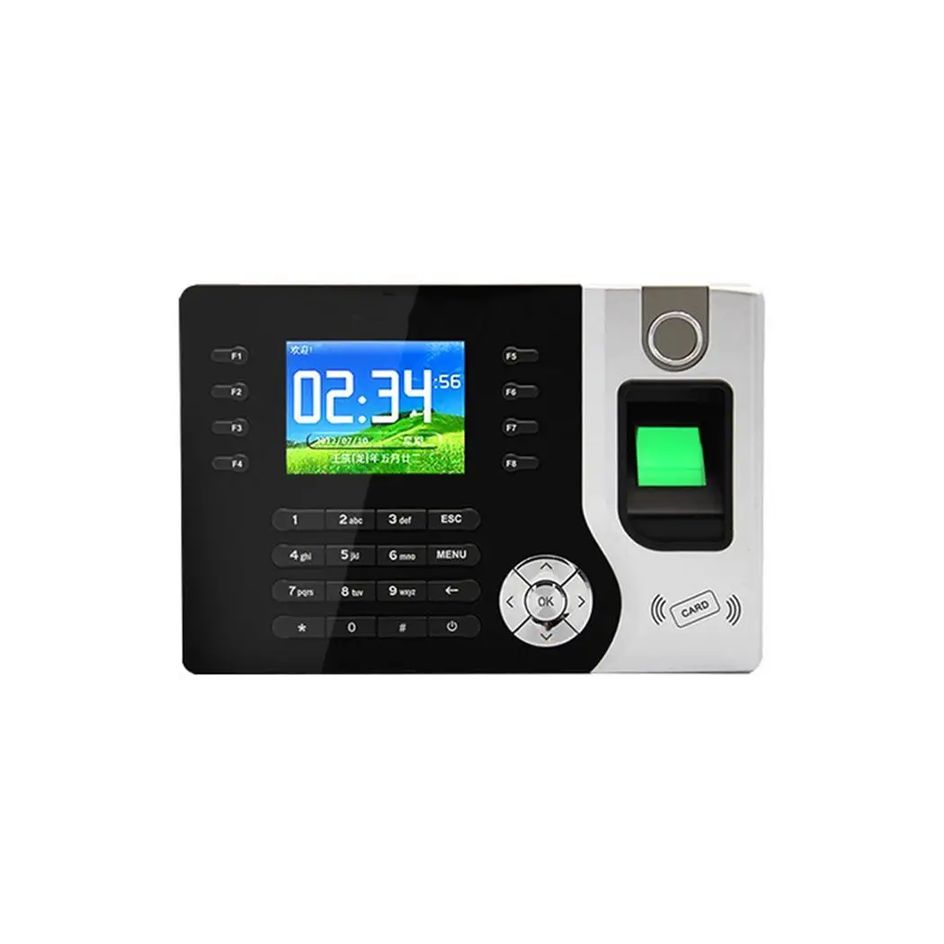 

Biometric Fingerprint Time Clock Recorder Fingerprint Attendance Machine fingerprint, password and ID card.