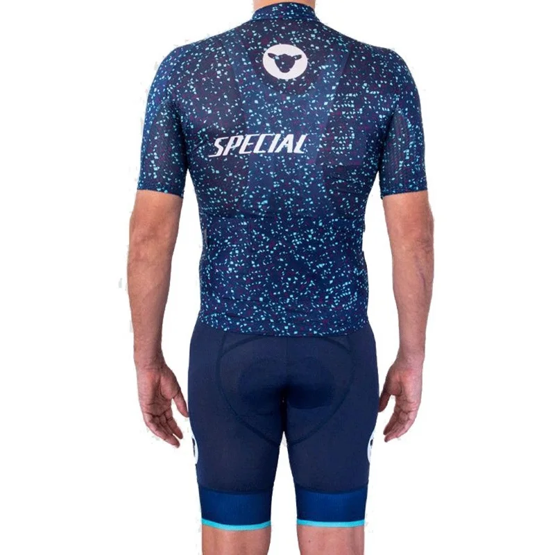 خاص الخراف السوداء الدراجات جيرسي مجموعة مريلة السراويل الصيف الزي الرسمي ciclismo الدراجة ملابس رسمية fietskleding wielrennen heren عدة