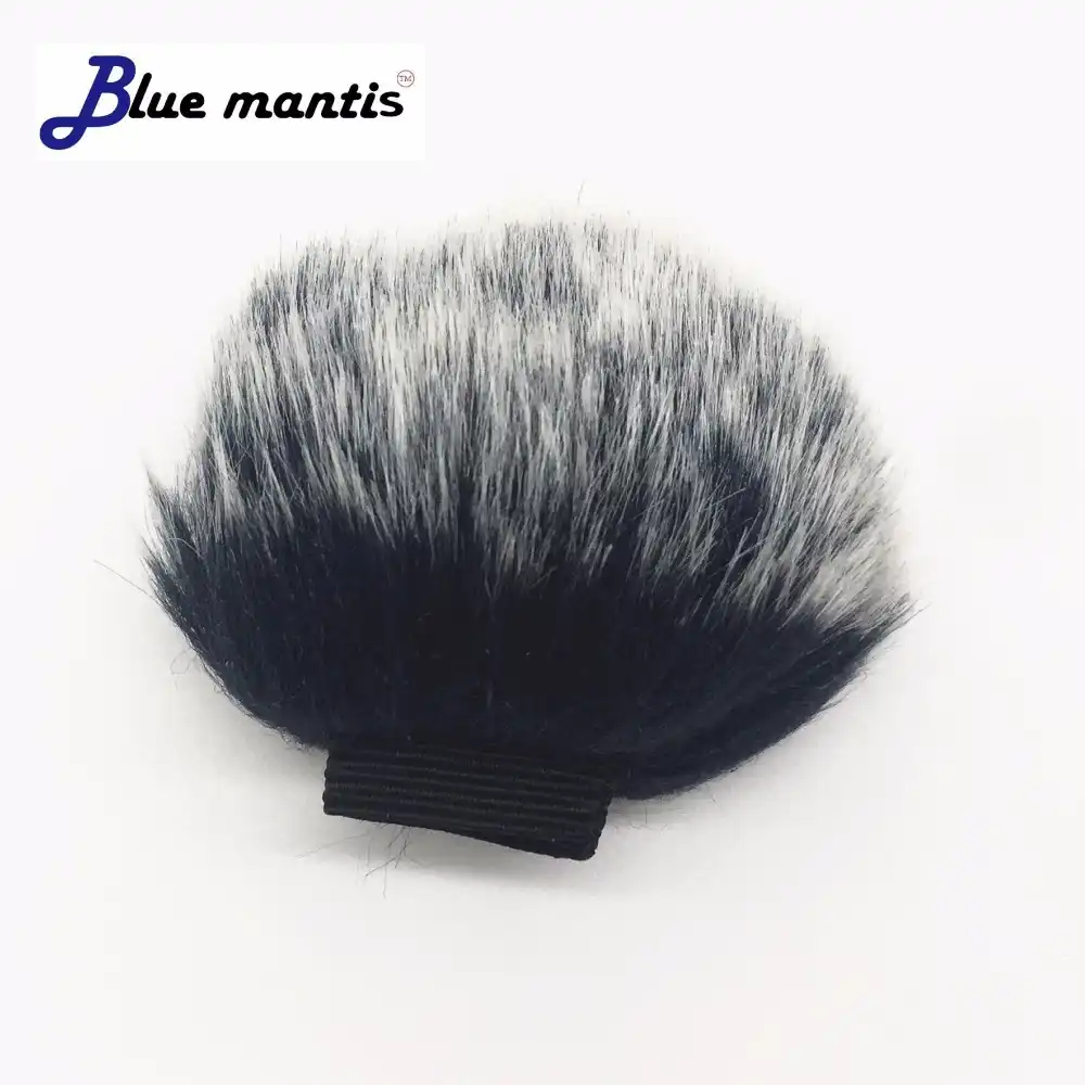 Camera Mic Wind Muff Dead Cat Windscreen For Canon G7X Mark II, AS300, G7X2 - Black Microphone Cover