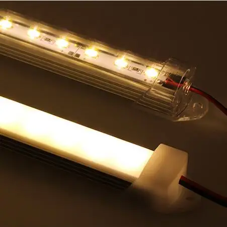 Фонарик 5630SMD холодный теплый белый жесткий стержень 50 см 36 светодиодов