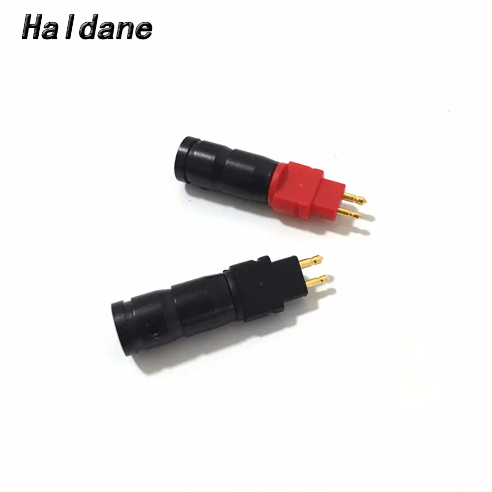 

Free Shipping Haldane Gold plated Plugs Headphone Earphone Bulk Pins for HD414 HD25 HD430 HD650 HD600 HD580 Earphone cable