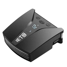 IETS 6 GT202 USB вентилятор для ноутбука с дисплеем температуры радиатор быстрого охлаждения Регулируемая скорость авто-температура ноутбука охлаждающие колодки
