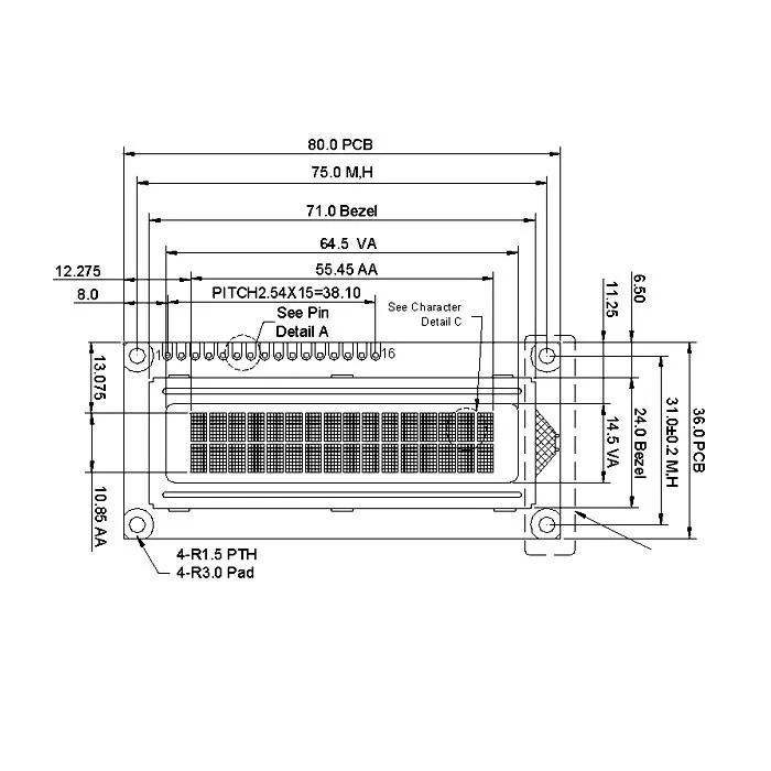 hd44780 lcd display datasheet factory