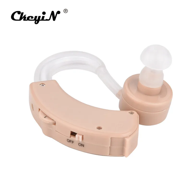 

Plastic Super Mini Adjustable Hearing Aids Ear Sound Amplifier Volume Tone Listen Enhancer Hearing Aid Kit Hook Behind In Ear