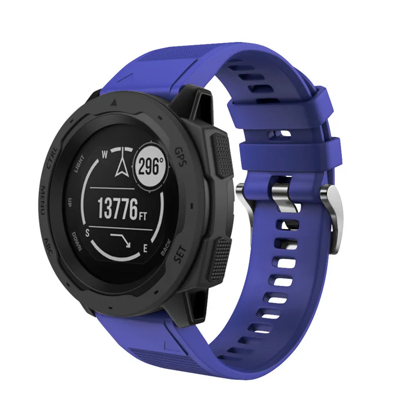 CARPRIE быстросъемный силиконовый смарт браслет ремешок для часов Garmin Instinct