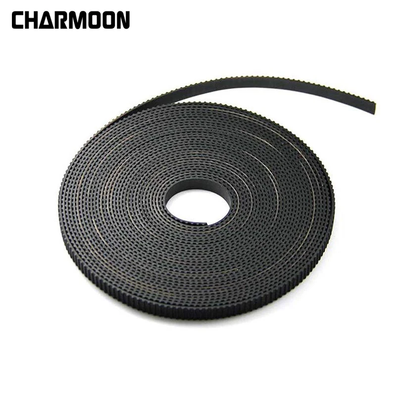 

10M/lot 3D printer GT2 synchronous timing belt wide 6mm 2GT-6mm for 3d printer RepRap Mendel 2GT belt pulley For 3D Print Parts