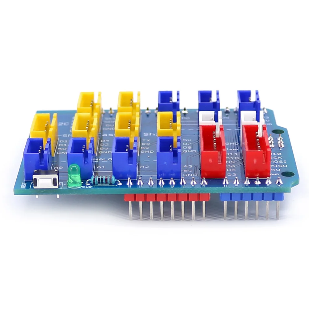 Development Board Easy IO Shield Easy-plug Colorful XH 2.54mm Socket Sensor Expansion Compatible Arduino